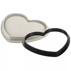 Silikonová forma 20x19cm srdce