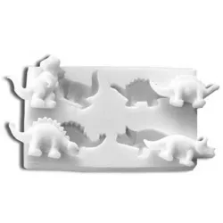 Silikonová formička dinosaurus 3x1,5cm - Silikomart