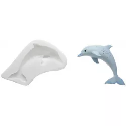 Silikonová formička delfín 78x55mm