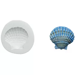 Silikonová formička mušle 44x47mm