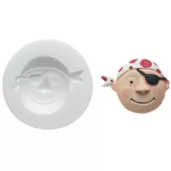 Silikonová formička pirát 22x22mm