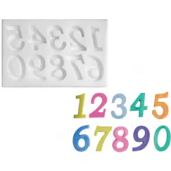 Silikonová formička číslice 27x17mm