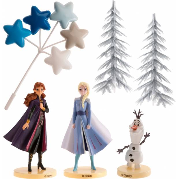 Figurka na Frozen sada Elsa, Anna a olaf stromy a hvězdy