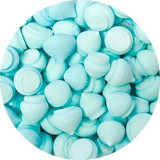 Cukrové pusinky modré (50 g) FL258292 dortis