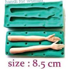 Silikonová forma ruce ženy