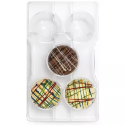 Polykarbonátová forma na čokoládu polokoule