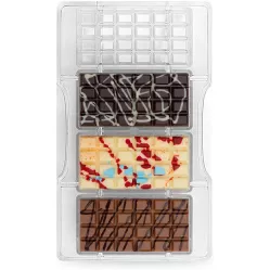 Polykarbonátová forma na čokoládu tabulka