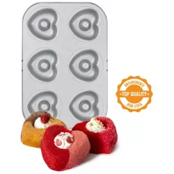 Forma na pečení nepřilnavá srdce 27x18cm