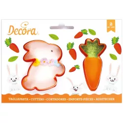 Vykrajováko zajíc a mrkev 2ks