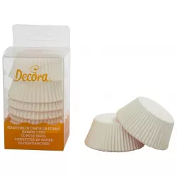 Košíčky na muffiny bílé 75ks 5x3,2cm