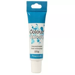 Gelová barva - Paví modrá - 25 g