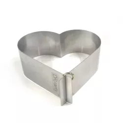 Forma na srdce 24cm, bez dna, (výška 12cm)