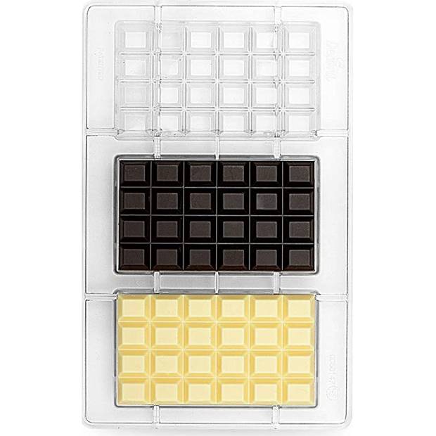 Polykarbonátová forma na čokoládu tabulka čokolády