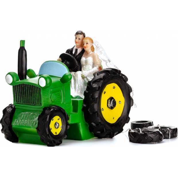 Svatební figurka traktorista 11cm