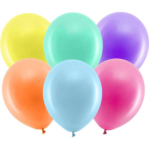 Pastelové balónky 23cm 100ks barevné