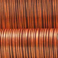 Transfer fólie 40x25cm Bronzové čárky