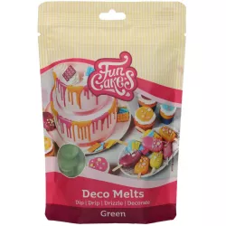 Snadno rozpustná poleva v peckách 250g Zelená