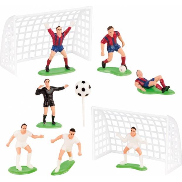Fotbalové figurky 10ks, 5-6,5cm