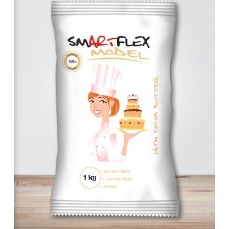 Smartflex Model s kakaovým máslem 1 kg v sáčku (Modelovací hmota na dorty) 0124 dortis