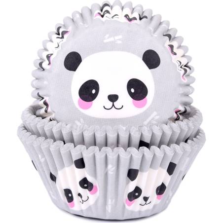 Košíčky na muffiny panda 50x33 mm - House of Marie