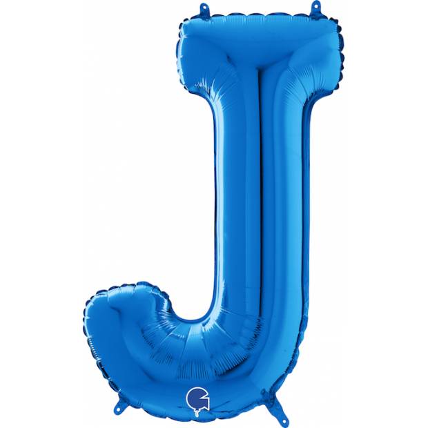 Nafukovací balónek písmeno J modrá 66 cm