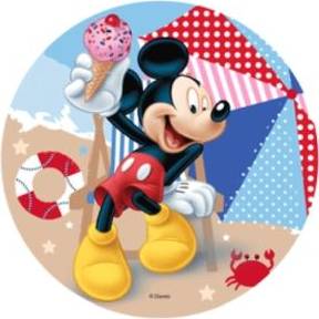 Jedlý papír Mickey a Minnie 21cm