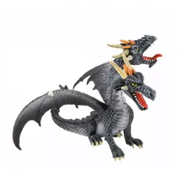 Figurka na dort dvouhlavý drak černý 14x10cm