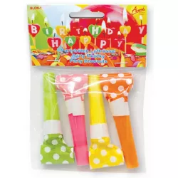 Párty frkačky barevné 4ks