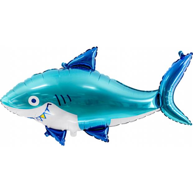 Foliový balónek žralok 92 x 48 cm