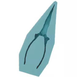 Silikonová forma kleště 16cm