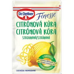 Dr. Oetker Finesse citronová kůra strouhaná (2x6 g) DO0073 dortis