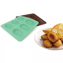 Silikonová forma na madlenky, pracny 18,5x19 cm - Cakesicq