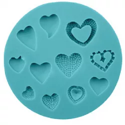 Silikonová formička srdíčka 10cm