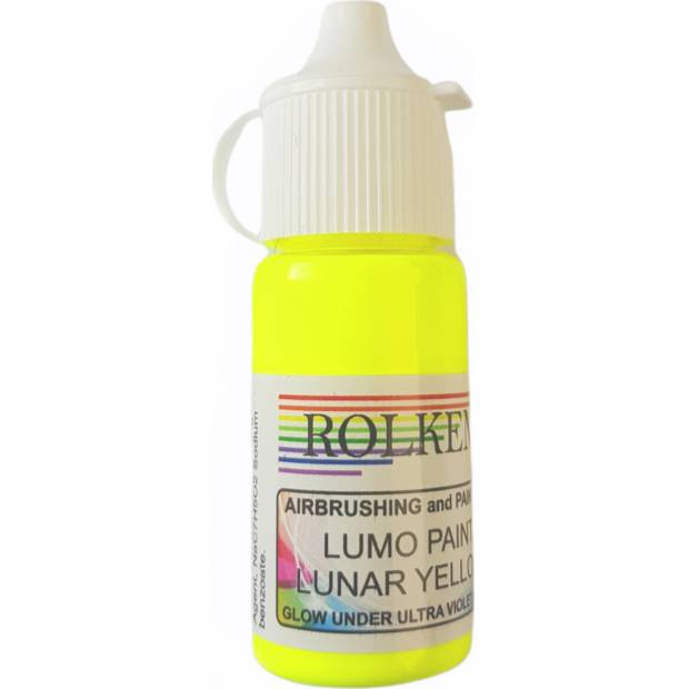 Neonová fluorescenční gelová barva 15ml Lunal Yellow