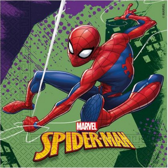 Papírové ubrousky Spiderman 33x33cm 20ks