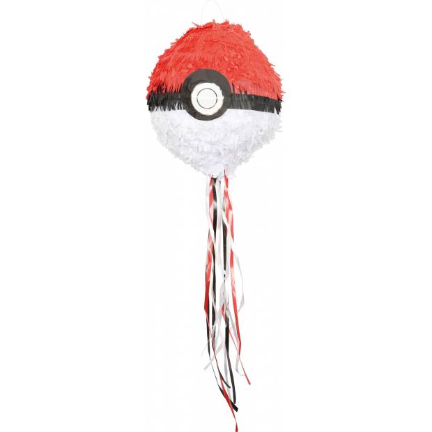 Piňáta pokeball 27.3 x 27.9 x 27.3 cm