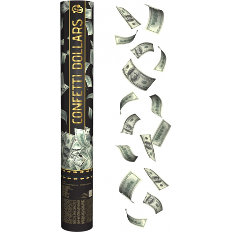 Konfety vystřelovací peníze - dolar 40cm