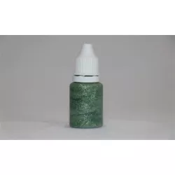 Gel na povrchy s glitry 15ml Mint zelená