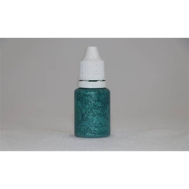 Gel na povrchy s glitry 15ml Aqua modrá