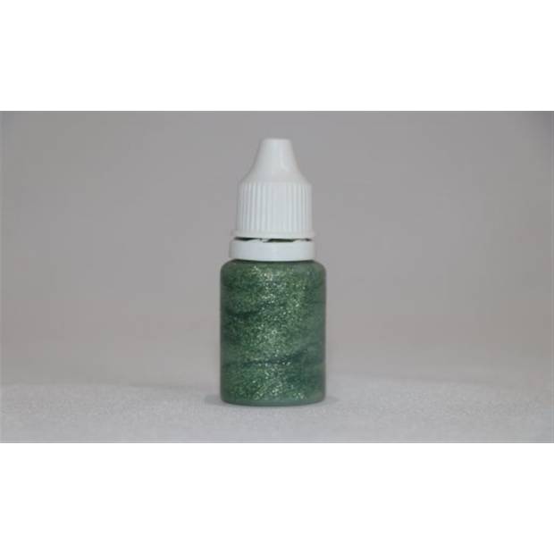 Gel na povrchy s glitry 15ml Mint zelená