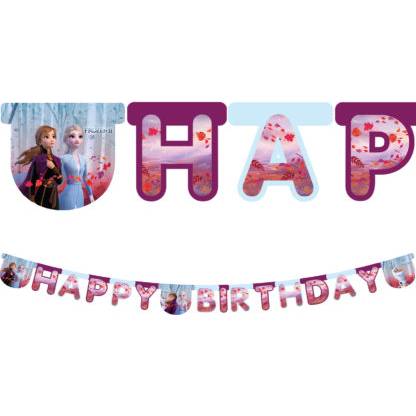 Girlanda Happy Birthday Frozen