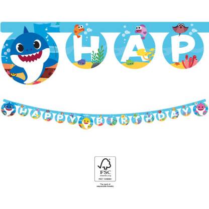 Girlanda Happy Birthday Baby Shark