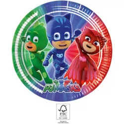 Papírový talíř na párty 23cm PJ Masks