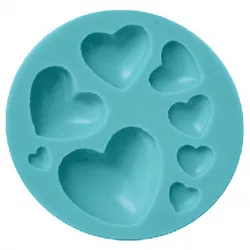 Silikonová formička srdíčka 7,5cm