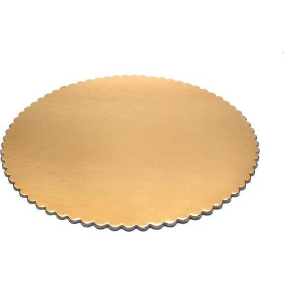 Tác zlatý hrubý vlnka kruh 28 cm (1 ks) 2958 dortis
