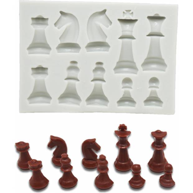 Silikonová formička na šachy 10,5x7,5cm