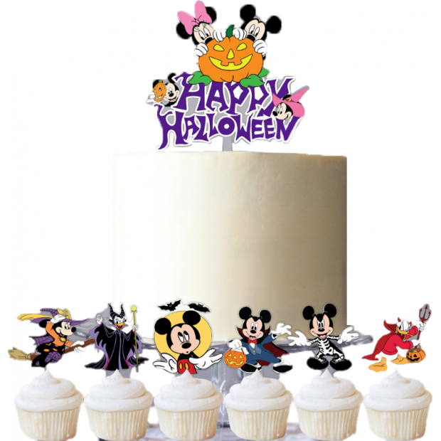 Zápich do dortu Mickey Halloween