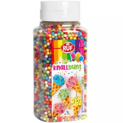 Cukrové zdobení barevné perličky 125g