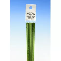 Aranžovací drát zelený 36cm 25ks č.20
