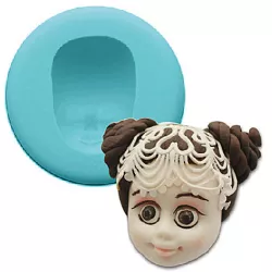 Silikonová formička obličej holčička 5cm